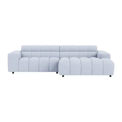 FÉST Dot Hoekbank met Chaise Longue - Vidar / Ice