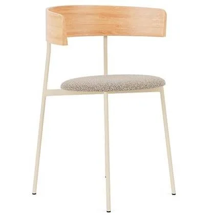 FÉST Friday stoel met armleuning sand|natural Alpine Natural