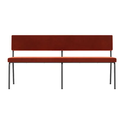 FÉST Monday 2-zits Eetkamerbank - Royal - Saffron / Black