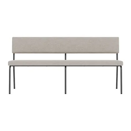 FÉST Monday 2-zits Eetkamerbank - Sydney - Beige / Black