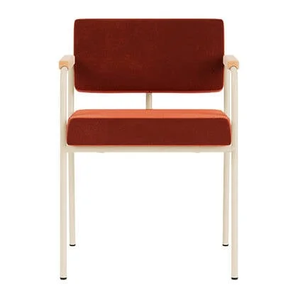 FÉST Monday Eetkamerstoel met Armleuning - Royal - Sand / Saffron