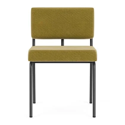 FÉST Monday Eetkamerstoel - Royal - Black / Pistache