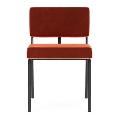 FÉST Monday Eetkamerstoel - Royal - Black / Saffron