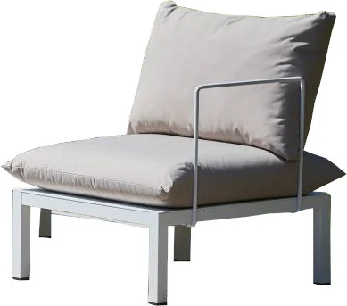 Fiam Fiam Domino Armleuningset - wit / taupe