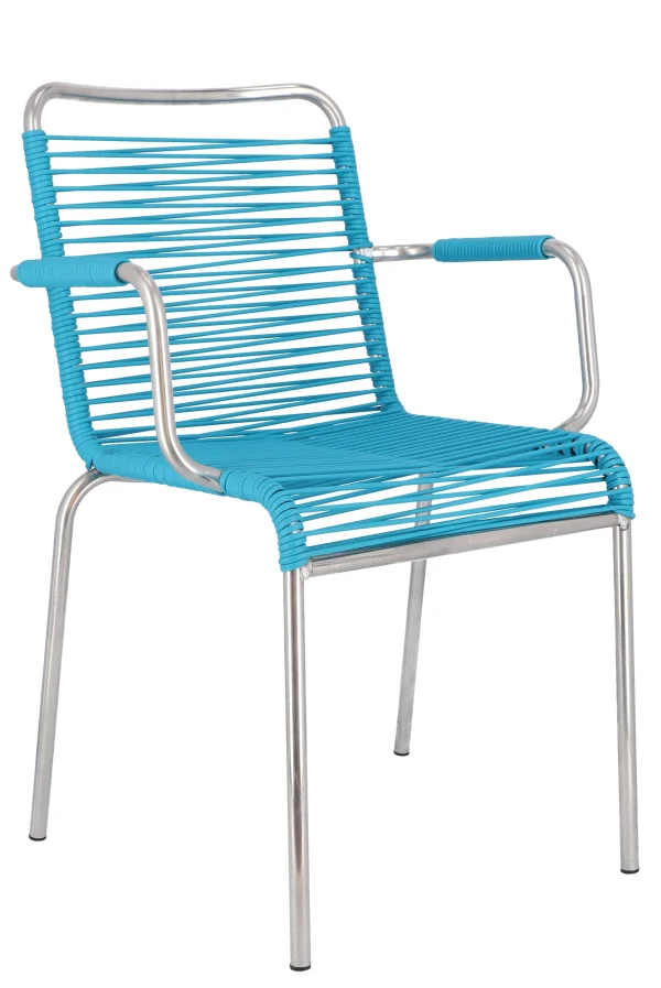 Fiam Fiam Mya Spaghetti Armleunstoel Stapelbaar - petrol