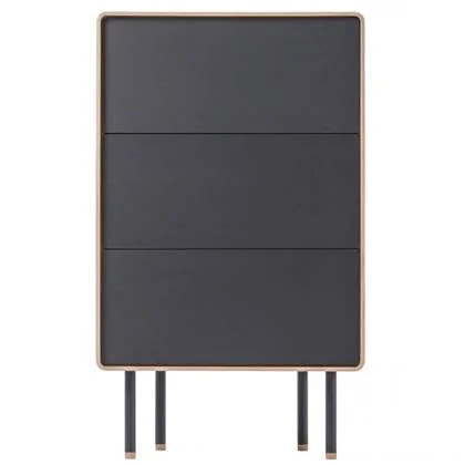 Fina ladekast 60x45 whitewash|zwart