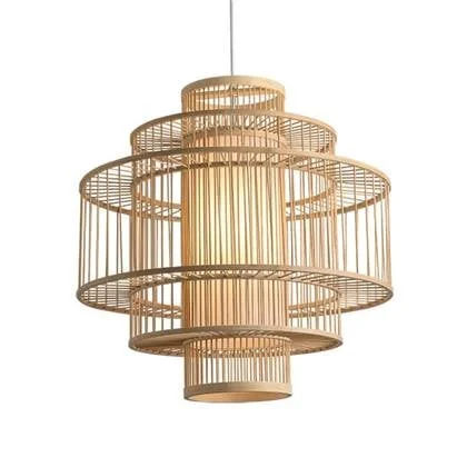 Fine Asianliving Bamboe Hanglamp Handgemaakt Naturel - Leona D60xH60cm