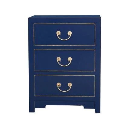 Fine Asianliving Chinees Nachtkastje Midnight Blauw -