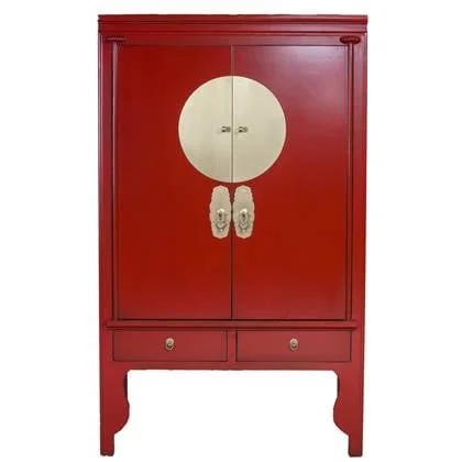 Fine Asianliving Chinese Bruidskast Lucky Rood - Orientique Collectie