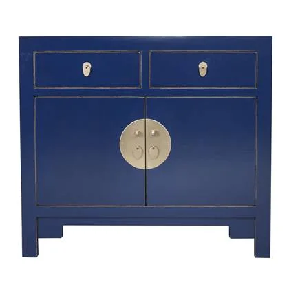 Fine Asianliving Chinese Kast Blauw Midnight Blue - Orientique