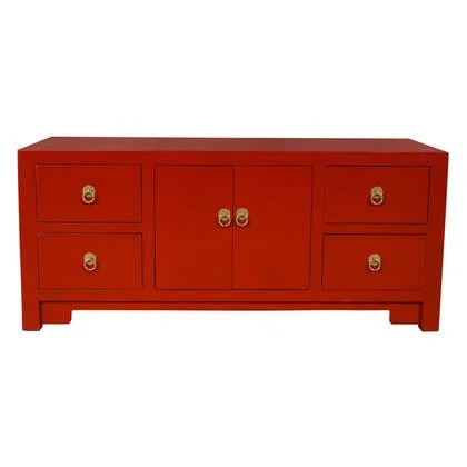 Fine Asianliving Chinese TV Kast Lucky Rood -