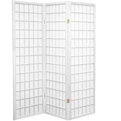 Fine Asianliving Japanse Kamerscherm B135xH180cm 3 Panelen Shoji