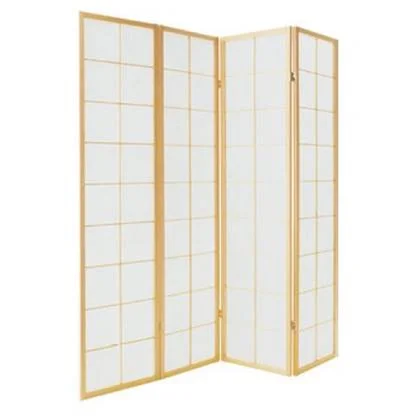 Fine Asianliving Japanse Kamerscherm B180xH180cm 4 Panelen Shoji