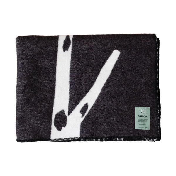 Fine Little Day Berken fleece 130x180 cm Black-white