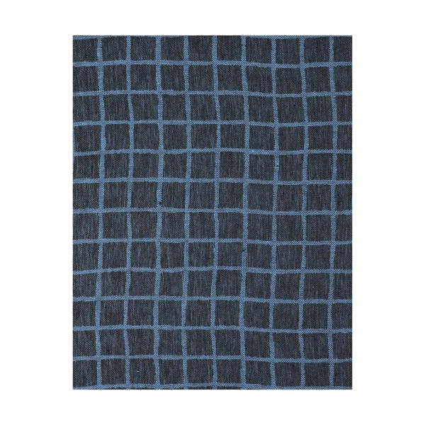 Fine Little Day Geruit jacquardgeweven tafelkleed 147x147 cm Blue-black