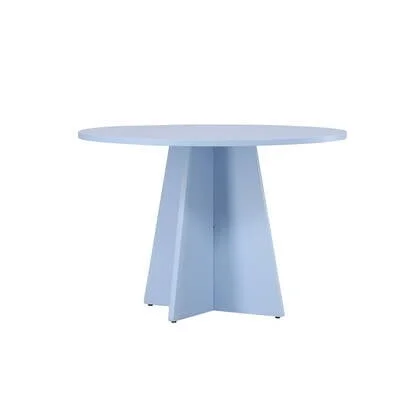 Fjôrd - Eettafel Rond - Blauw MDF - 1105cm - Bootcut