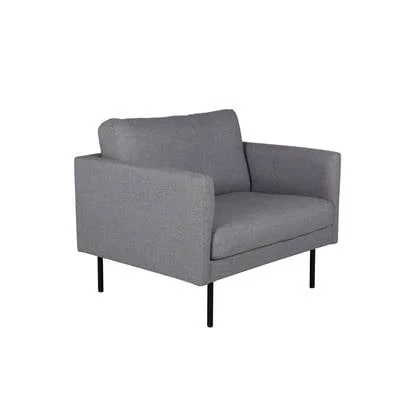 Fjôrd - Fauteuil Grijs - Stof - Zoom