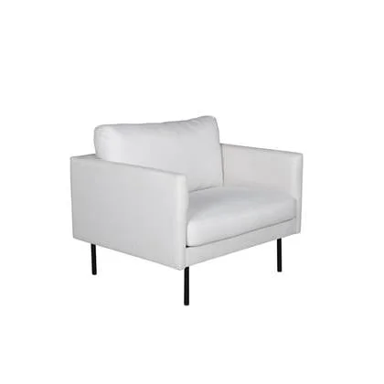 Fjôrd - Fauteuil Licht Beige - Stof - Zoom