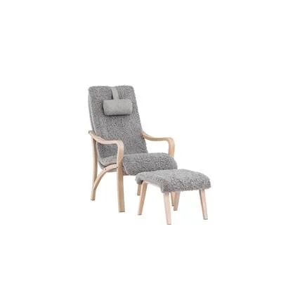 Fjôrd - Fauteuil Lichtgrijs - Eiken Fineer - Fårö