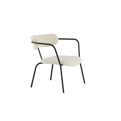 Fjôrd - Fauteuil Wit - Teddy - Duffy