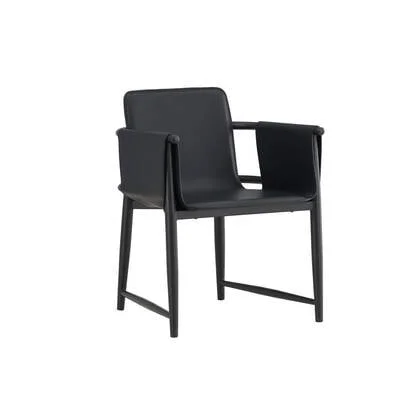 Fjôrd - Fauteuil Zwart Metaal - 61x60x78cm - Bjäre