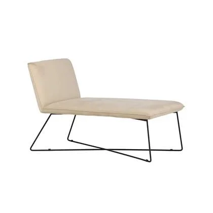 Fjôrd - Fauteuil Zwart|Beige - Velvet - X-lounge