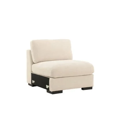 Fjôrd - Hoekbank Zonder Arm - Beige - 87x102x86cm - Salerno