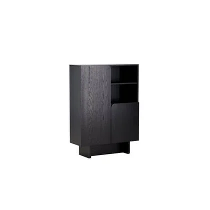 Fjôrd - Kast Zwart MDF - 80x30x110cm - Tyresö