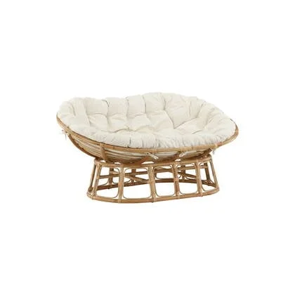 Fjôrd - Loungestoel Naturel Rotan - Mamasan