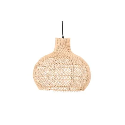 Fjôrd - Plafondlamp Naturel Rotan - 35x35x30cm - Varekil