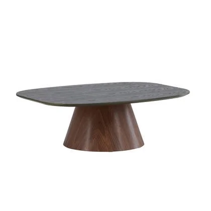 Fjôrd - Salontafel Deens Ovaal - Donkergroen - 120cm - Lanzo