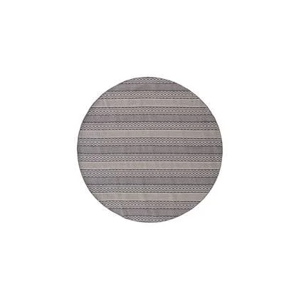 Fjôrd - Vloerkleed Lichtgrijs - Ø200cm - Sishu