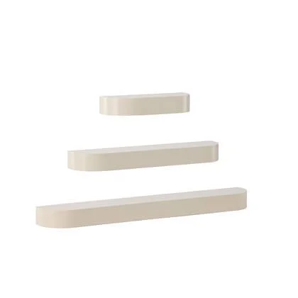 Fjôrd - Wandplanken Set van 3 - Beige - Glow