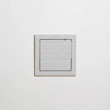 Fläpps plank 40x40-1 - Watercolor Stripes door Kind of Style