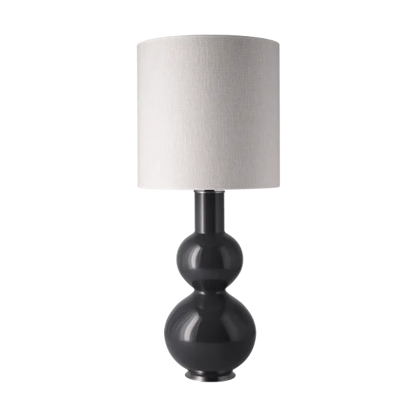 Flavia Lamps Augusta tafellamp grijze lampvoet Babel Beige M