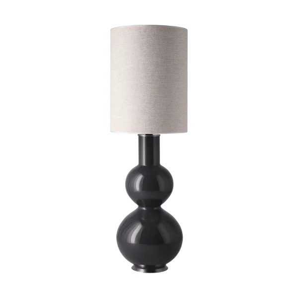 Flavia Lamps Augusta tafellamp grijze lampvoet London Beige L