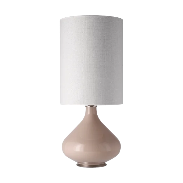 Flavia Lamps Flavia tafellamp beige lampvoet Babel Beige L