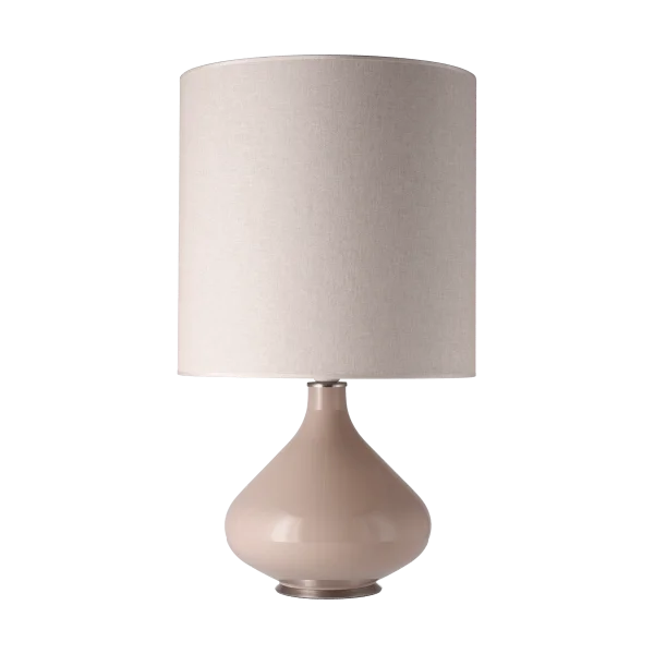 Flavia Lamps Flavia tafellamp beige lampvoet Milano Tostado M