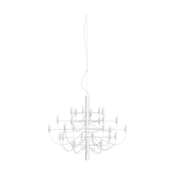 Flos 2097 Sarfatti kroonluchter Matwit 30 lampen