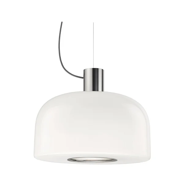 Flos - Bellhop Glas S2 Hanglamp Bright Aluminium