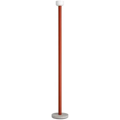 Flos Bellhop vloerlamp LED brick red|white