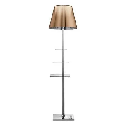 Flos Bibliotheque Nationale vloerlamp gealuminiseerd brons