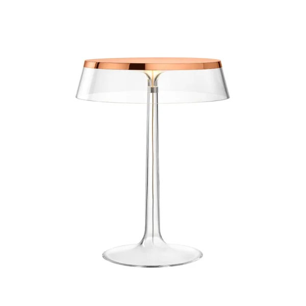 Flos Bon Jour T tafellamp Copper-transparante kap