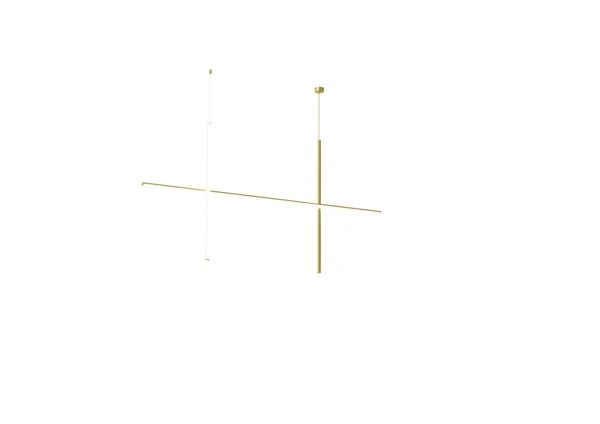 Flos Coordinates hanglamp S2 - geanodiseerd champagne