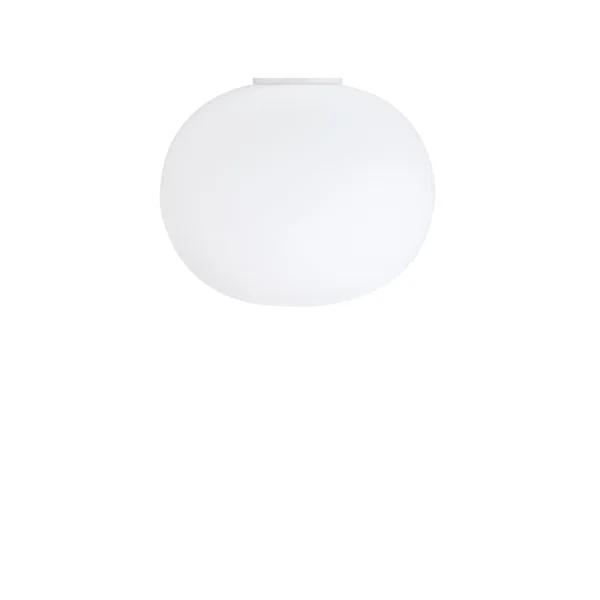 Flos Glo-ball C/W Zero wand- en hanglamp Wit opaalglas