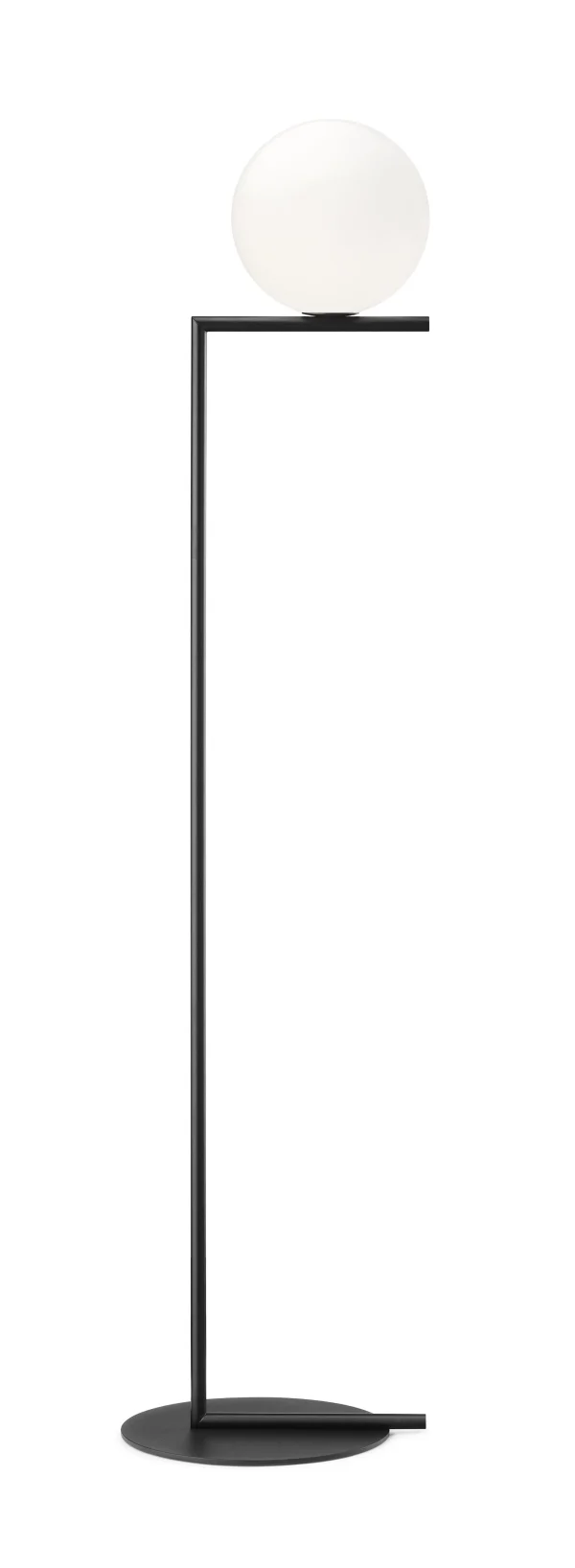 Flos IC F vloerlamp - zwart - S