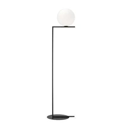 Flos IC Lights F2 vloerlamp mat zwart