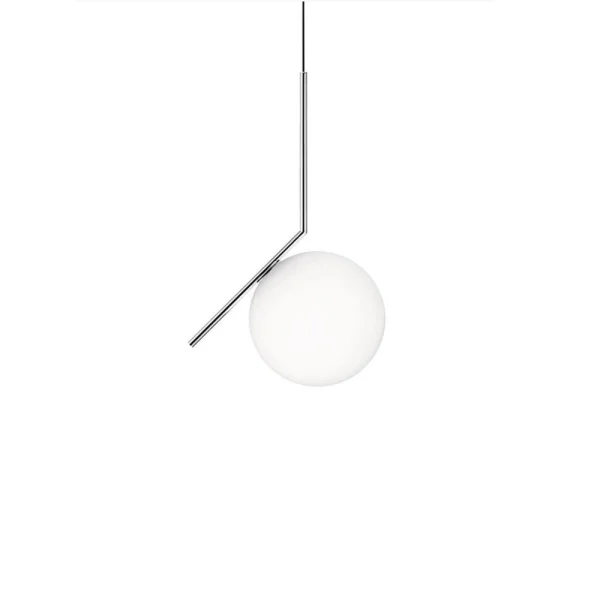 Flos IC lights S1 hanglamp Chroom-opaal