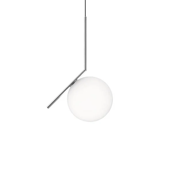 Flos IC lights S2 hanglamp Chroom-opaal