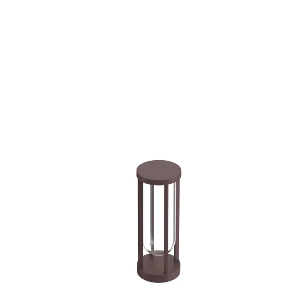 Flos In Vitro Bollard bolderverlichting - donker bruin - 40 cm